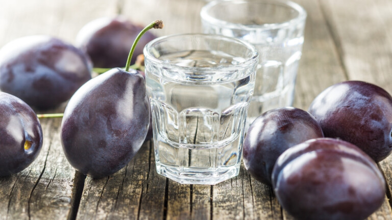 A tasting tour around Plitvice try šljivovica (plum brandy)