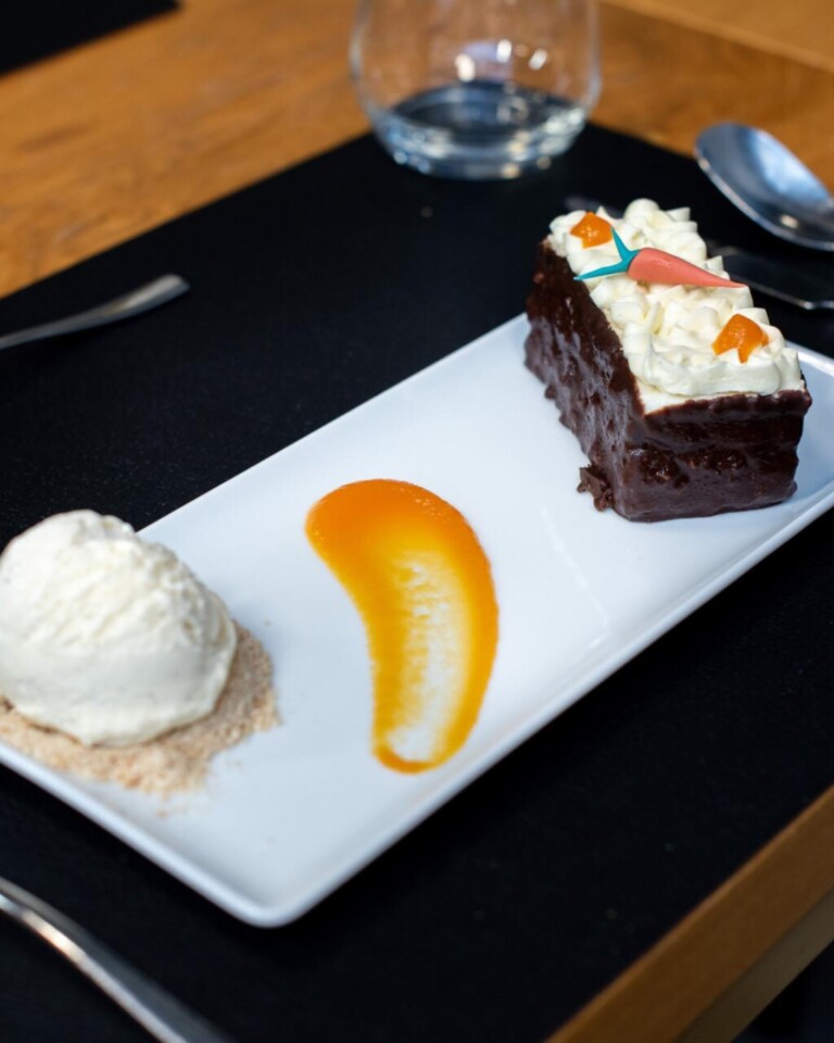 Desserts from Vega Restaurant at Lyra Hotel Plitvice