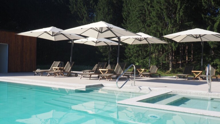 The pool at Lyra Hotel Plitvice The pool at Lyra Hotel Plitvice
